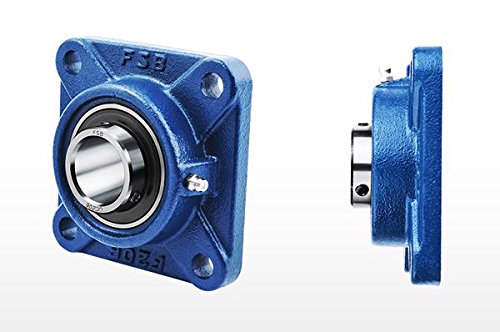 SOURCING MAP 2Pcs Roulement Lisse UCF205 25mm Monté à Embase Carrée