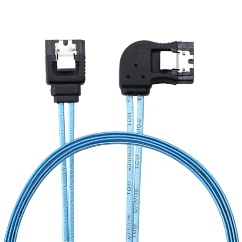 Cable SATA 7P Hembra ángulo recto a SATA Hembra 0.3 m