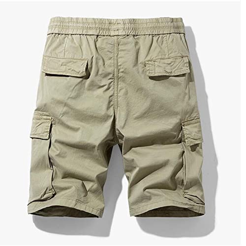 Herenshorts Trekkoord Grote zak Werkkleding Knappe rechte splitsen Mid-taille Casual Veelzijdig Comfortabele mode - Afbeelding 4