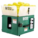 Pickleball Tutor Spin Model Ball Machine. Variable SIDESPIN. Speed 60 MPH. Random Oscillator. Made in USA by #1 Pickleball Machine Company.