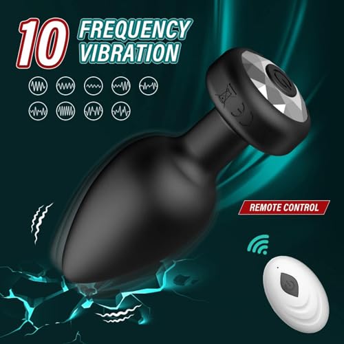 Plug anal vibrateur télécommandé pour hommes avec masseur de prostate portable - 2