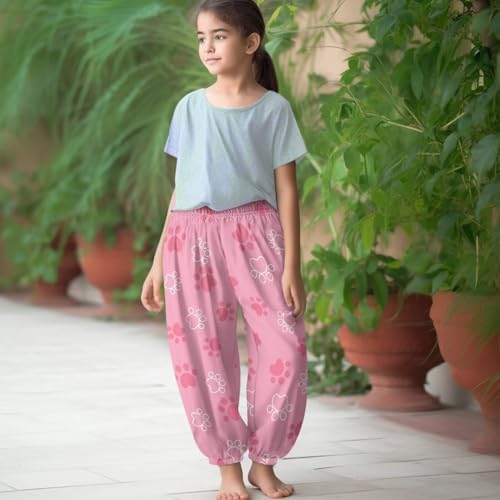 Girls Wide Leg Pants Girls Trousers Easy to Clean Boys Lantern Trousers Relaxed Fit for Everyday Comfort3