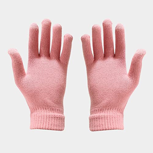 Conjunto de luvas de chapéu e cachecol feminino masculino à prova de vento pompom gorro cachecol de