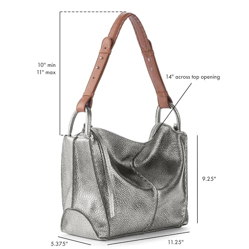 Image of The Sak Los Feliz Hobo Purse - Premium Large Leather Women's Handbag for Everyday & Travel - Durable Purse With Zipper Pocket