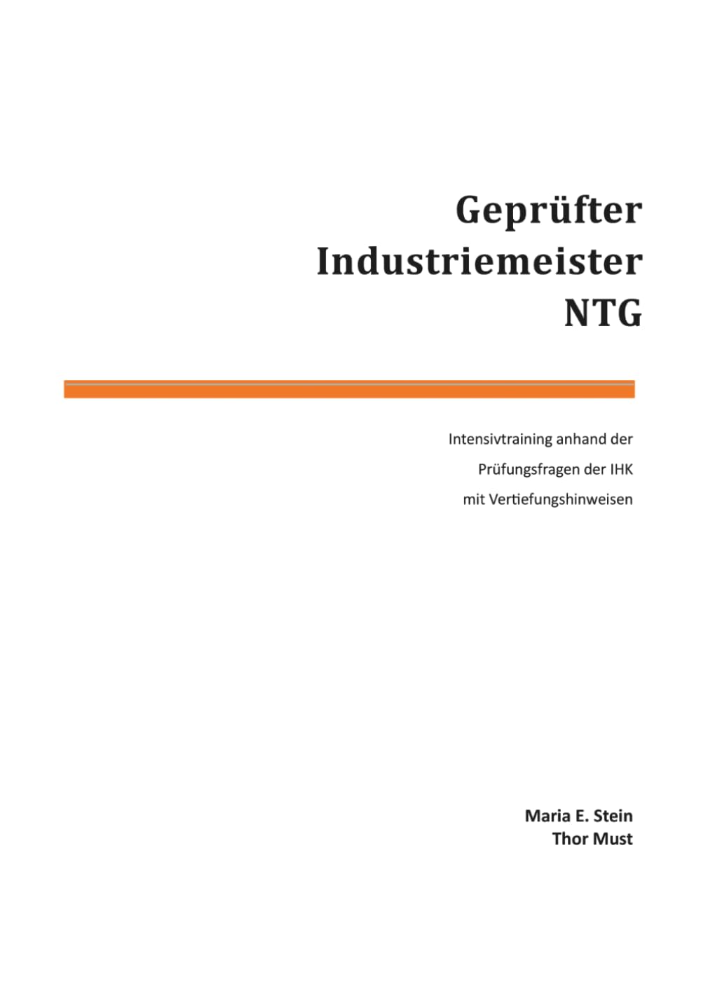 Geprüfter Industriemeister NTG