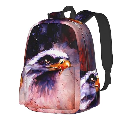 Sac à dos imperméable aigle grand format et léger pour l'école