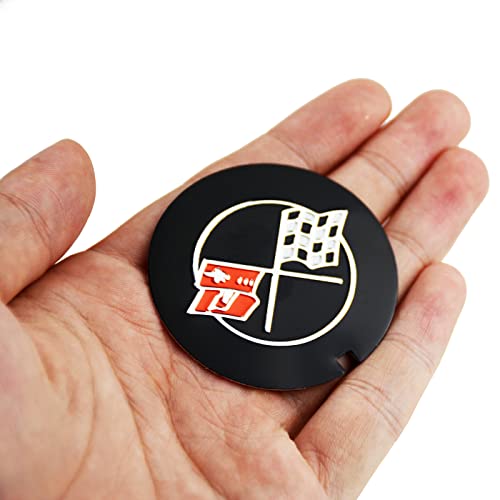 Image of 1Pc 1969-1982 Corvette Camaro Z28 Valve Cover Emblem 3D Badge Sticker Decal Replacement for Corvette 3946860