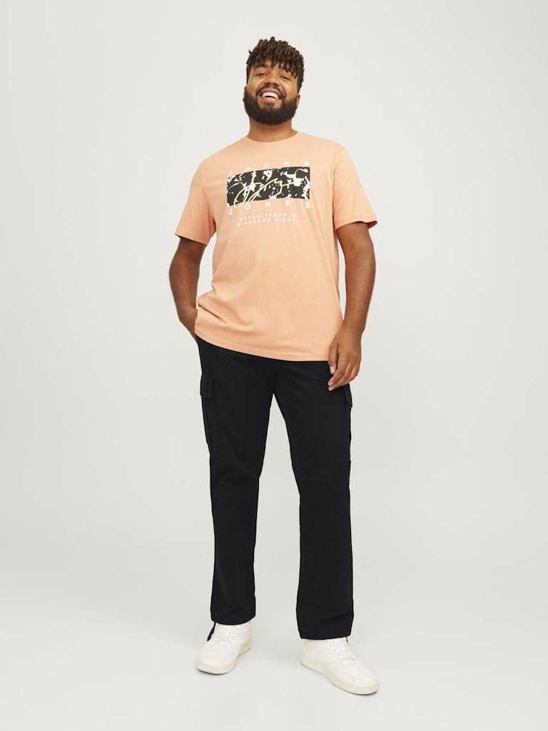 JACK&JONES PLUS - Jpstkane Jjbarkley - Pantaloni Cargo Noos Pls, Pantaloni Cargo Uomo