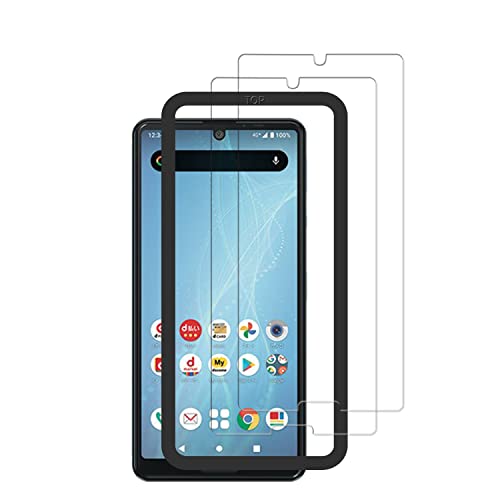 【2枚セット】ガイド枠付き KPNS 日本素材製 強化ガラス AQUOS sense4 ガラスフィルム Sense4 SH-41A Sense4 Lite SH-RM15 sense5G SHG03 SH-53A A004sh 用 ガラスフィルム 旭硝子製 の強化ガラス カバー 保護フィルム