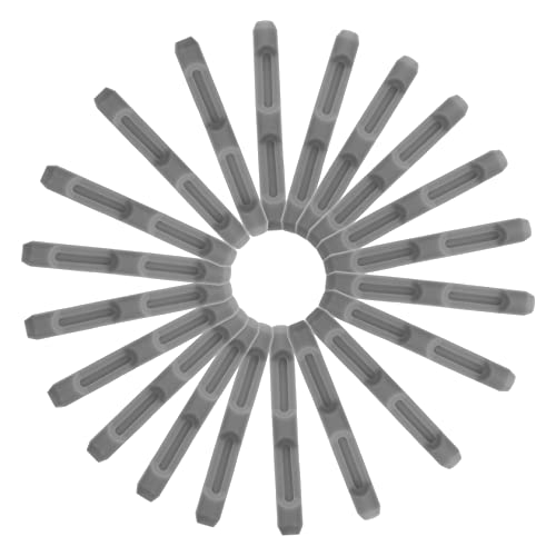 NULYLU Glasses Ear Cushions Anti-slip Temple Tips Sleeve Silicone Eyeglass Retainers 10 Pairs