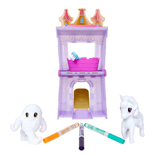 Crayola Scribble Scrubbie Peculiar Pets, Palace Playset with Yeti & Unicorn Toys, Kids Gifts for Girls & Boys, Ages 3, 4, 5, 9 - image 4