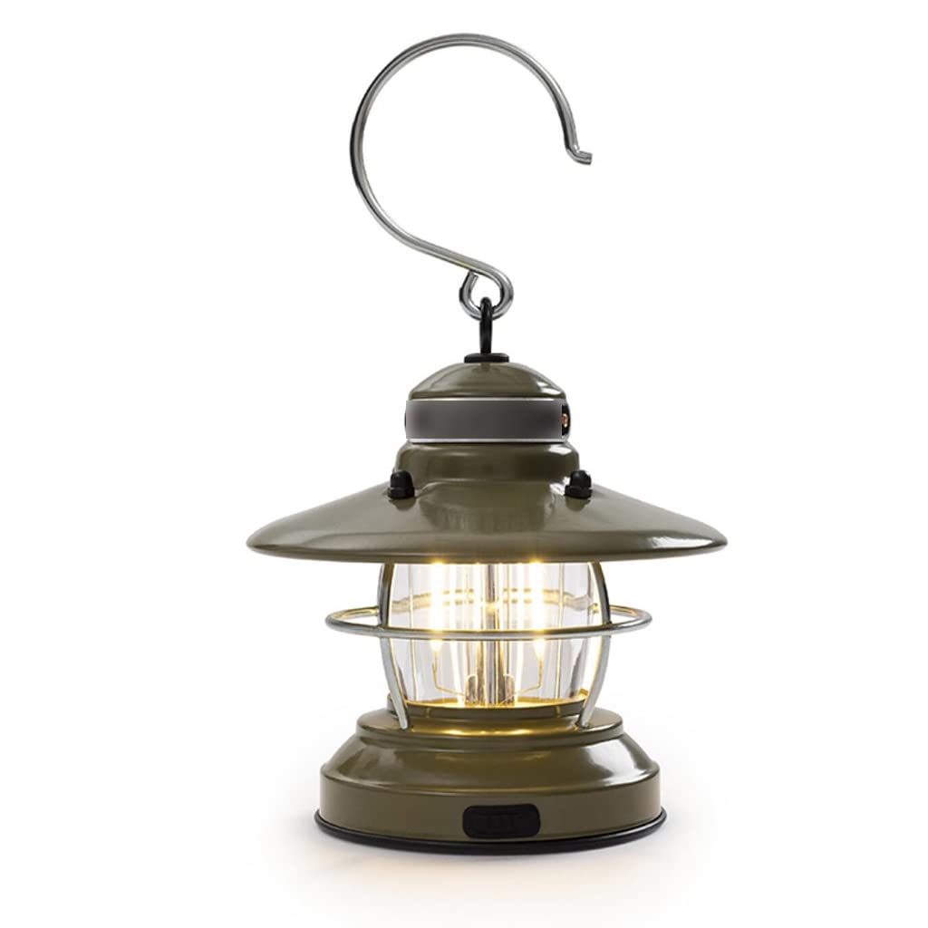 Lampa wisząca na zewnątrz, kempingowa, Namiot kempingowy wiszący, kute żelazo, przenośna lampa siedząca mały żyrandol(Green)