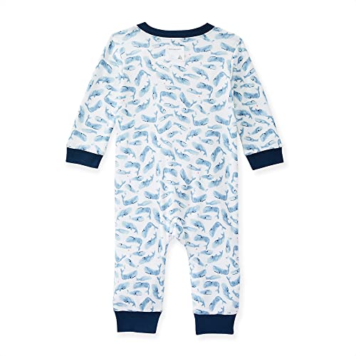 Image of Burt's Bees Baby unisex-baby Sleep & Play, Organic One-piece Romper-jumpsuit Pj, Zip Front Footed Pajama