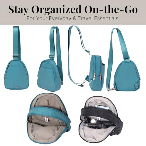 Image of Baggallini Double Zip Mini Sling