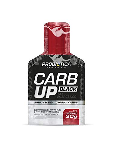 Probiótica Carb Up Black Gel de Morango, 10 Sachês X 30 Gr