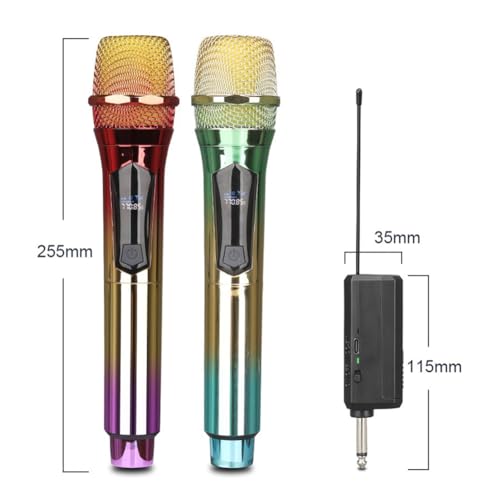 Microphone sans fil pour soirée et karaoké à installation facile rapide