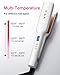 K&K Wide Flat Iron Hair Straighteners, Salon Quality 1.75 Inch Negative Ion Function Flat Irons, Ceramic Tourmaline Coated Plate for Less Frizz, Shinier & Smoother Hair