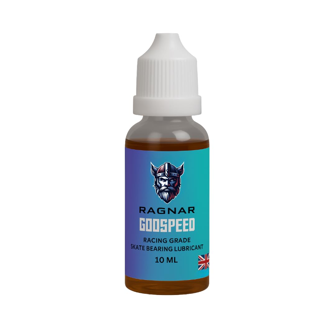 Ragnar GodSpeed Bearing Lubricant – 10ml High-Performance Synthetic Oil for Skateboards, Rollerblades, Inline Skates, Scooters & Fidgets – Fast, Smooth & Long-Lasting Made in UK