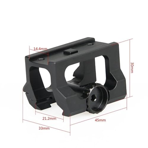 OAREA Tactical Sight Riser Base Metal Mount Base Red Dot Accessory Fit 21.2mm Rail Hunting Scope Aiming Airsoft - Image 2