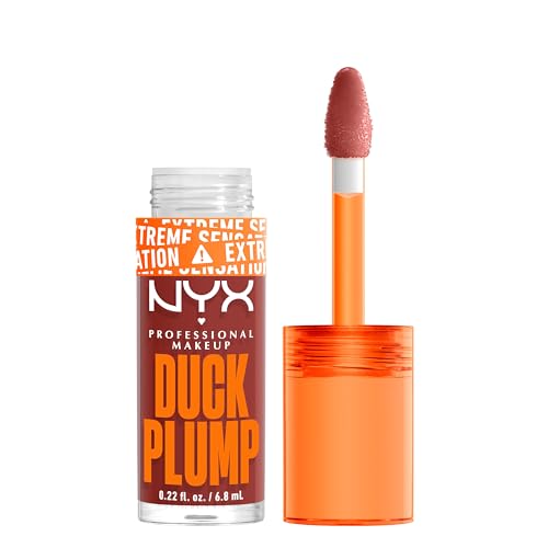 Image of NYX Professional Makeup Lip Plumping Gloss Duck Plump, Shade: Brick Of Time