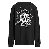 Marvel - Deck The Walls - Men's Long Sleeve Graphic T-Shirt - Size 3 X-Large Black