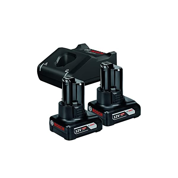Bosch Professional 12V System Akku Starter-Set 2x GBA 12V 6.0 Ah Akku & Schnellladegerät GAL 12V-40 & 12V System Akku… – Bild 3