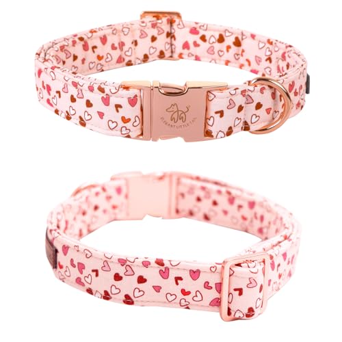 Collier pour chien de Saint-Valentin ajustable et mignon pour grand toutou