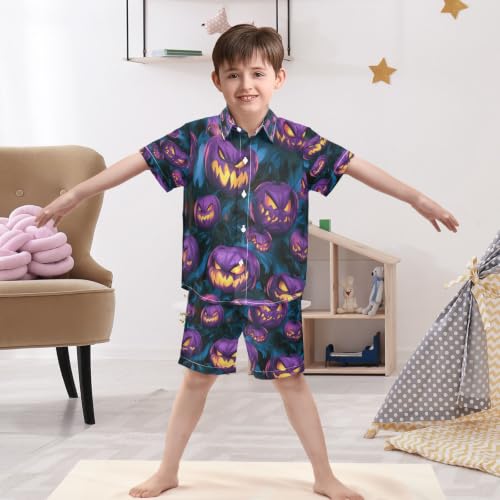 Image of Boccsty Red Strawberry Boy Summer Shorts Sets Hawaiian Toddler Boys T-Shirt & Pants 2 Pcs 3T-10T