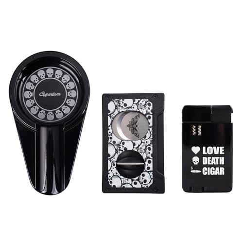 Set Creativo para Fumador con Encendedor y Cortador miniatura 1