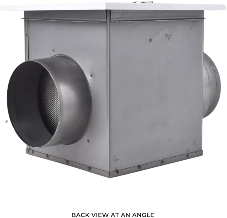 VENTS-US DLT-454 Universal Dryer Duct Lint Trap – Corrosion-Resistant Steel, Improves Drying Efficiency, Prevents Lint Build-Up, & Prevents Dryer Fires – Fits 4” & 5” Dryer Vents