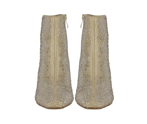 Lady Couture BRAVO Rhinestone Block Heel Bootie2