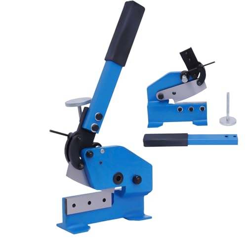 Cesoia a leva per lamiera, 1/4 di pollice 125 mm di spessore taglierina manuale per metallo lamiera di barra da 1/2 pollice tagli di cesoia lamiera tondo per cemento armato cesoia a leva pressa