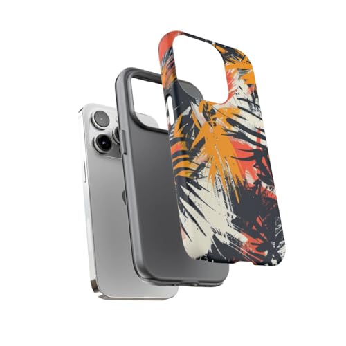 Coque mate iPhone 14 Pro orange anti trace de doigt - 3