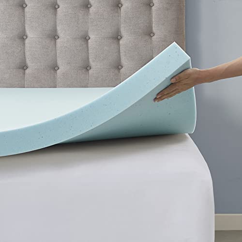 Sleep Philosophy BASI16-0478 Gel Infused Memory Foam Mattress Topper Luxurious All Season Enhanced Bed Support thumb #7