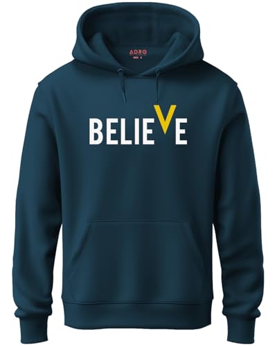 ADRO Men Hooded Sweatshirt – 64% Off, Pure Cotton Winter Hoodie at ₹992