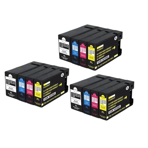 PGI-1100XL cartouche pigment pour imprimante Canon Maxify MB2710 MB2010 multipack noir couleur