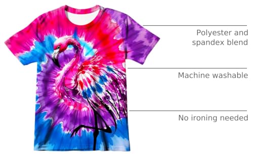 Image of Graphic Kids Tie Dye Shirt Size 4-10