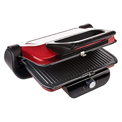 Karaca Future Plus Biodiamond Rot Antibakterieller Grill und Toaster 1800W toastmaker, toast and panini, grill…