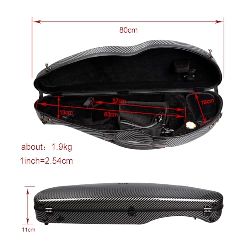 Professional Violin Case Carbon Fiber