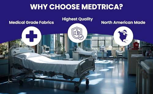 Medtrica MFV762403 Stretcher/Gurney Mattress with Vinyl Cover - Fits Stryker Transport 720/721-3