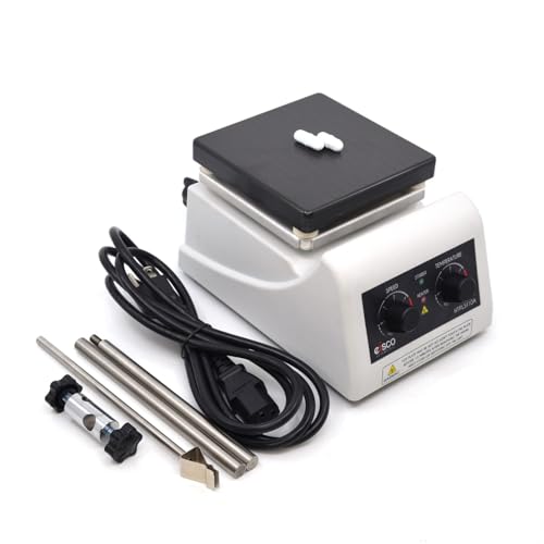 Eisco Endurance Hot Plate Stirrer - 250W Lab Heating & Magnetic Stirring, Up to 320°C, 100-2000 RPM, Teflon-Coated Plate, 2L Capacity - Thumbnail 5