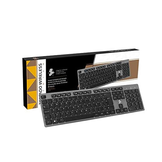 Teclado Wireless 2.4Ghz Office Premium, 5+, Teclados