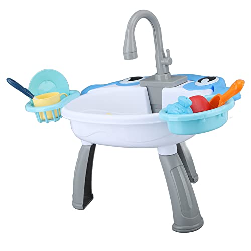 Hamwesh Kids Electric Fishing Pond, Colorful Counting Fish Water Table for Toddlers 1-3, Sensory Water Table Toys with Fishing Rods and 17 Accessories for Boys Girls Birthday Gifts (#2) - Image 4