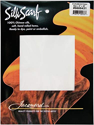 Écharpe en soie Jacquard Habotai 8mm 20x115cm accessoire de mode
