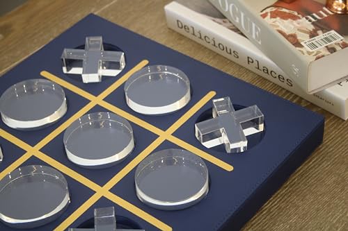 Modern Tic Tac Toe para Decoración de Hogar azul acrílico miniatura 4