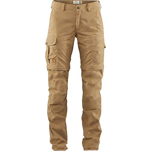 Fjallraven Damen Sport Trousers Karla Pro Zip-Off Trousers W, Dark Sand,...