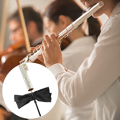 4 pcs Saxophone Cleaning Kit, lyfLux Flute Cleaning Kit, Alto Saxophone Pad Saver, Flute Cleaning Cloth, ultra fiber Brush Cleaner Maintain Care Tool, for Saxophone Maintenance and Cleaning