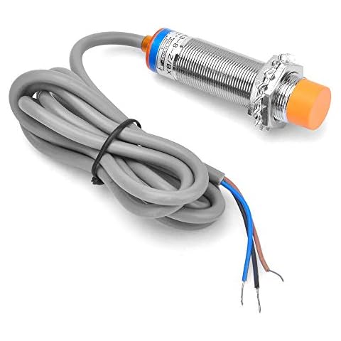 KOOKYE 8mm Detecting Distance Approach Sensor Inductive Proximity Switch NPN NO DC 6-36V Cylinder Type Cover