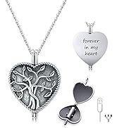 Asche Anhänger Kette Urne 925 Silber Urne Halskette für Asche Hund Asche Schmuck Andenken Geschen...