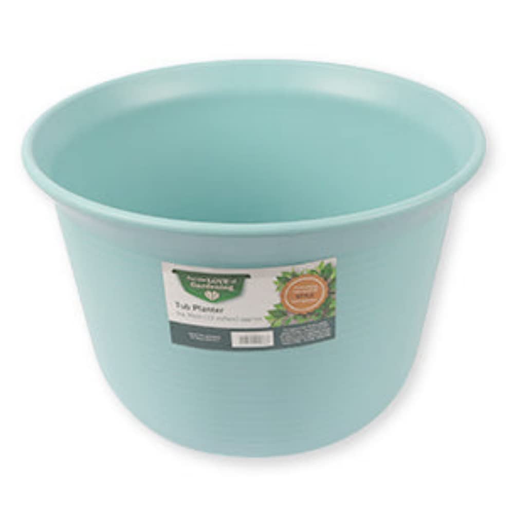 FabFinds Garden Planter Plant Pots Tub Planters (Tub Planter 30cm, Turquoise)